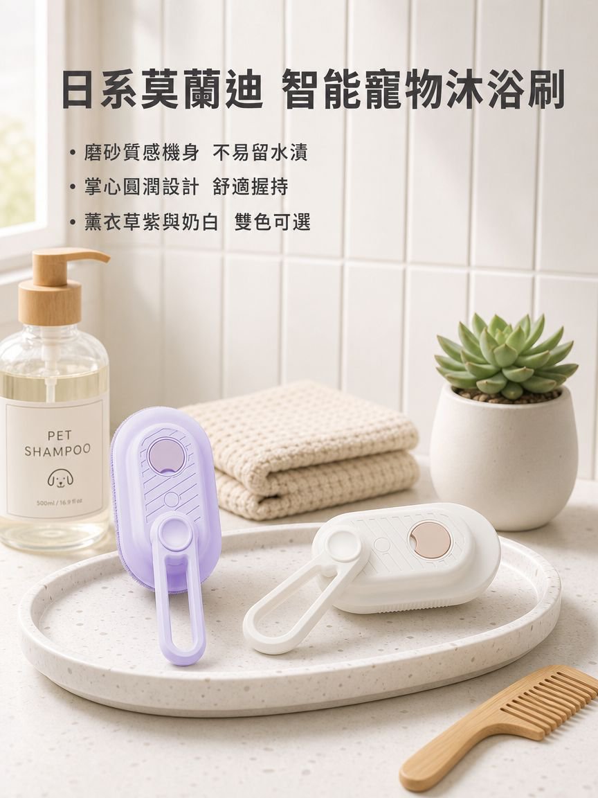 寵物電動去毛沐浴刷