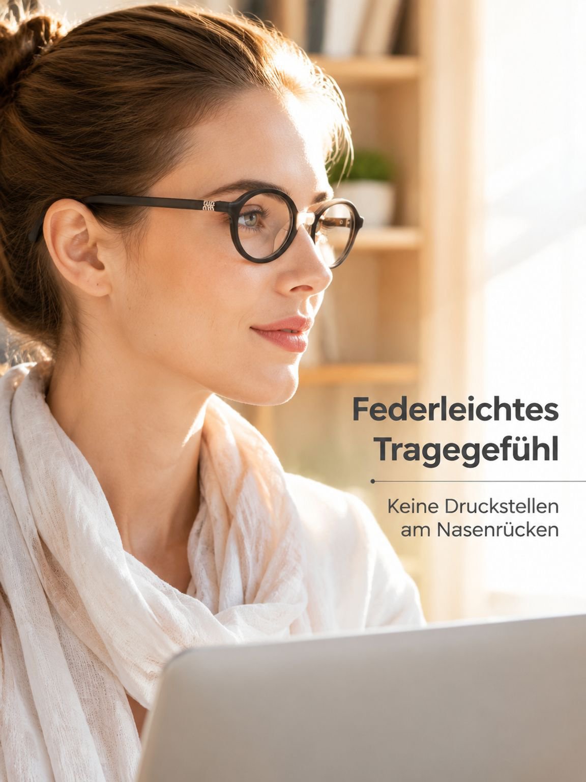 Modische runde Brillenfassung für Kurzsichtige