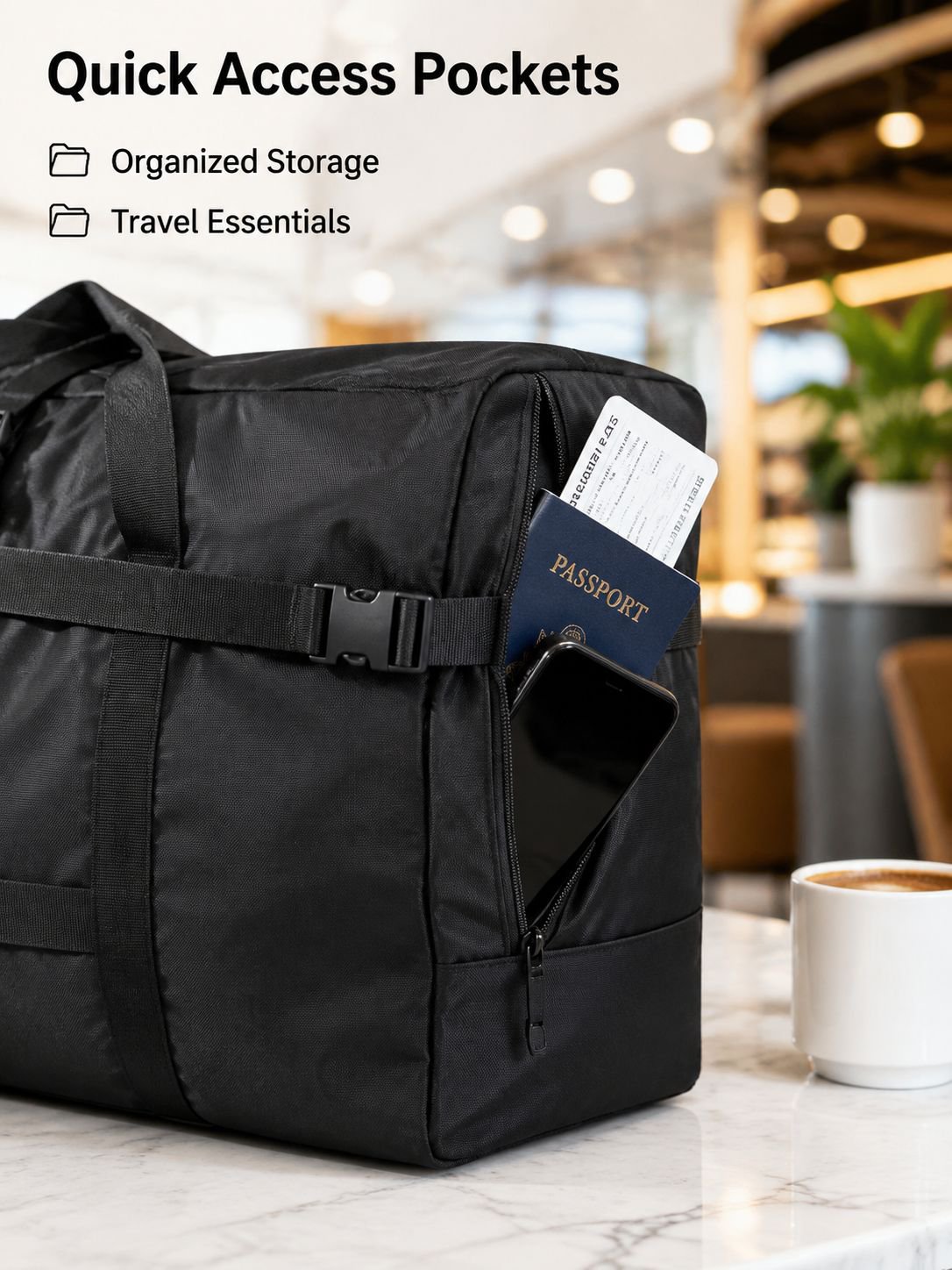 Travel in style with our Oxford cloth travel bag