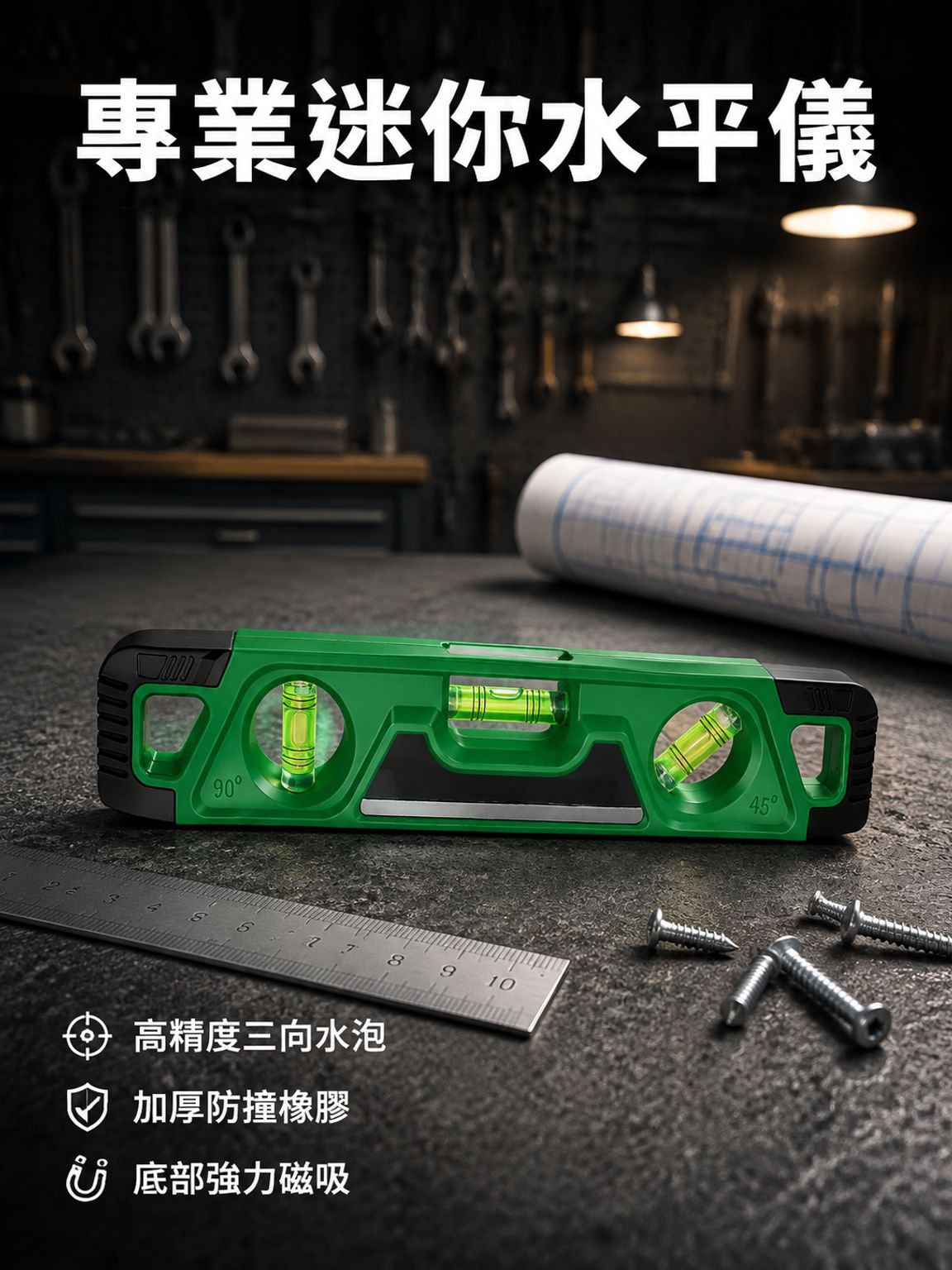 磁吸式迷你精準水平儀