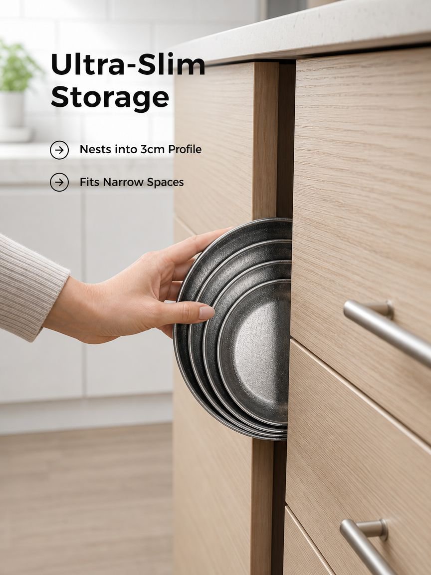 Round Stainless Steel Tray
