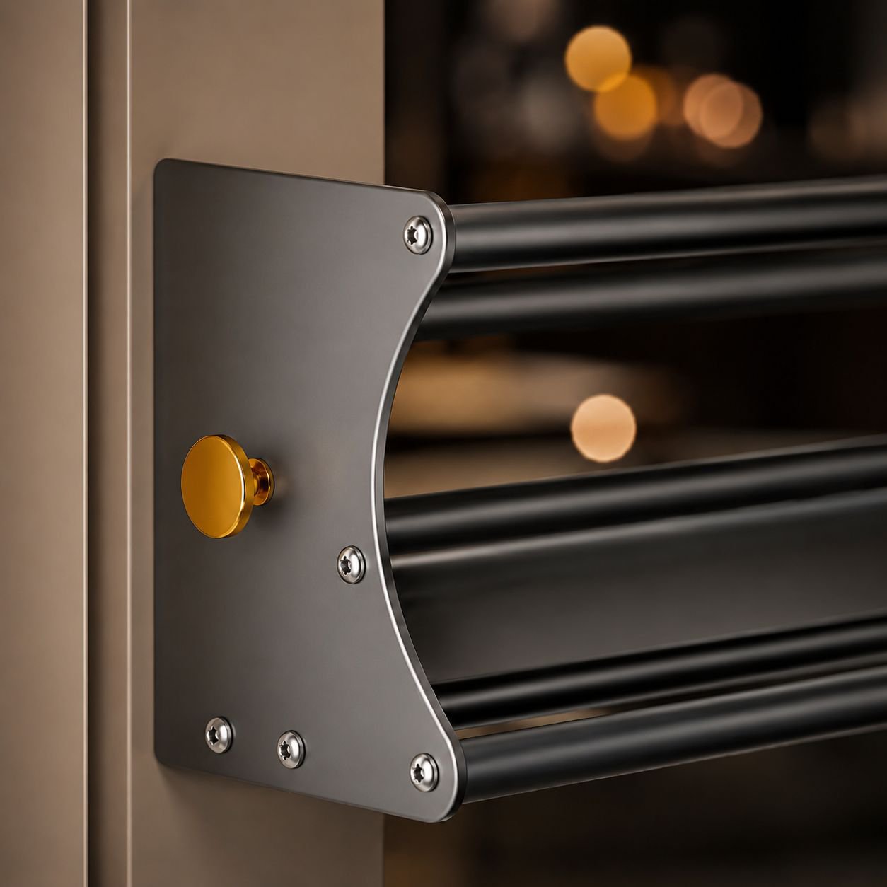 Magnetic bathroom shoe holder for door