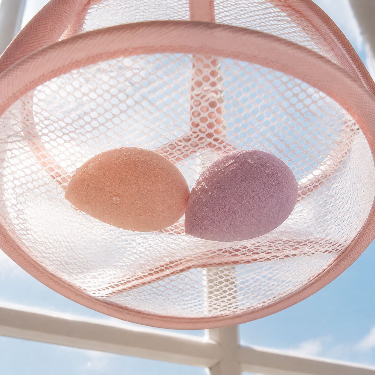 Portable Clothes Drying Mesh Bag Storage Basket