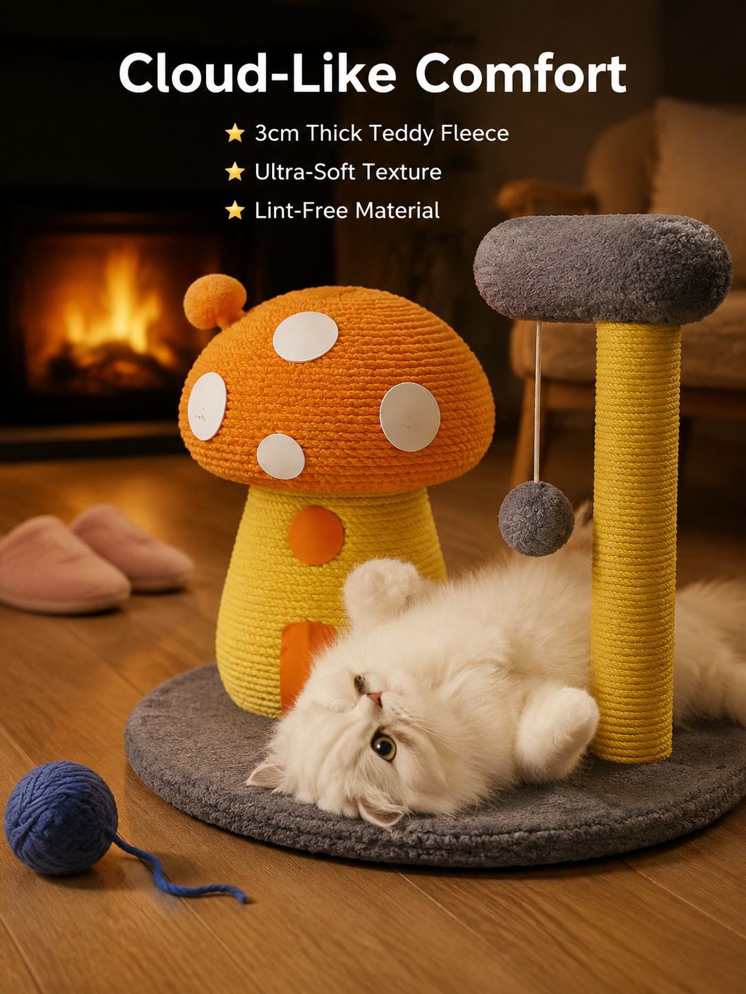 Mushroom Cat Climbing Frame