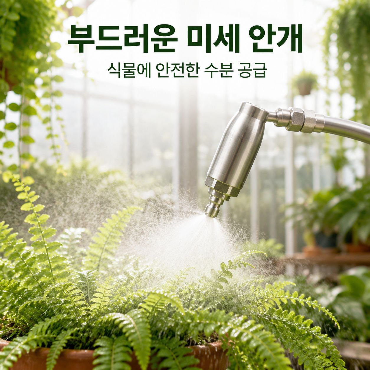 360° 스테인리스 스틸 로터스 회전 분무기