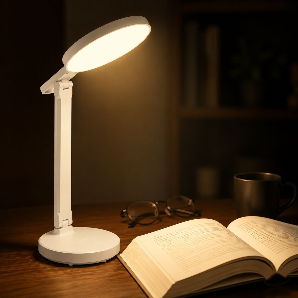 Foldable Dormitory Desk Lamp Student Study Reading Lamp