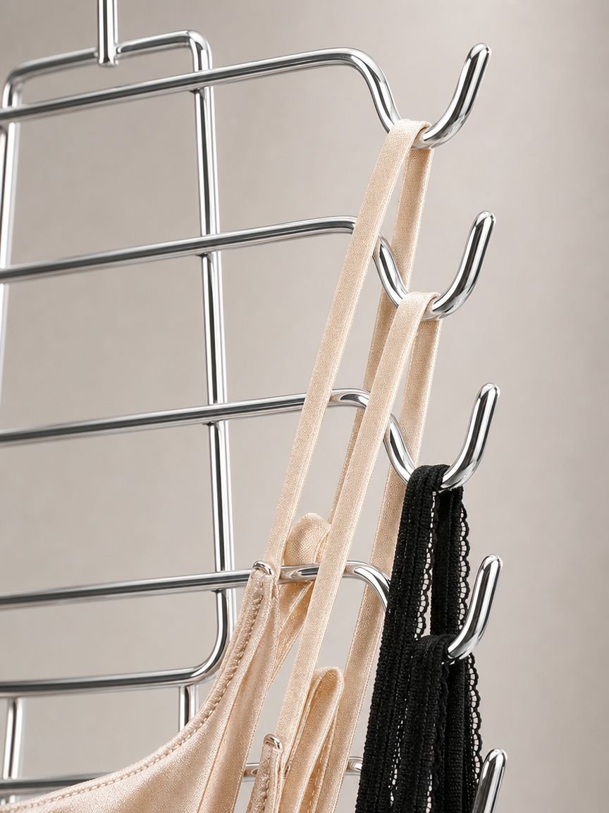 Versatile hanger rack for ties, vests, and suspenders