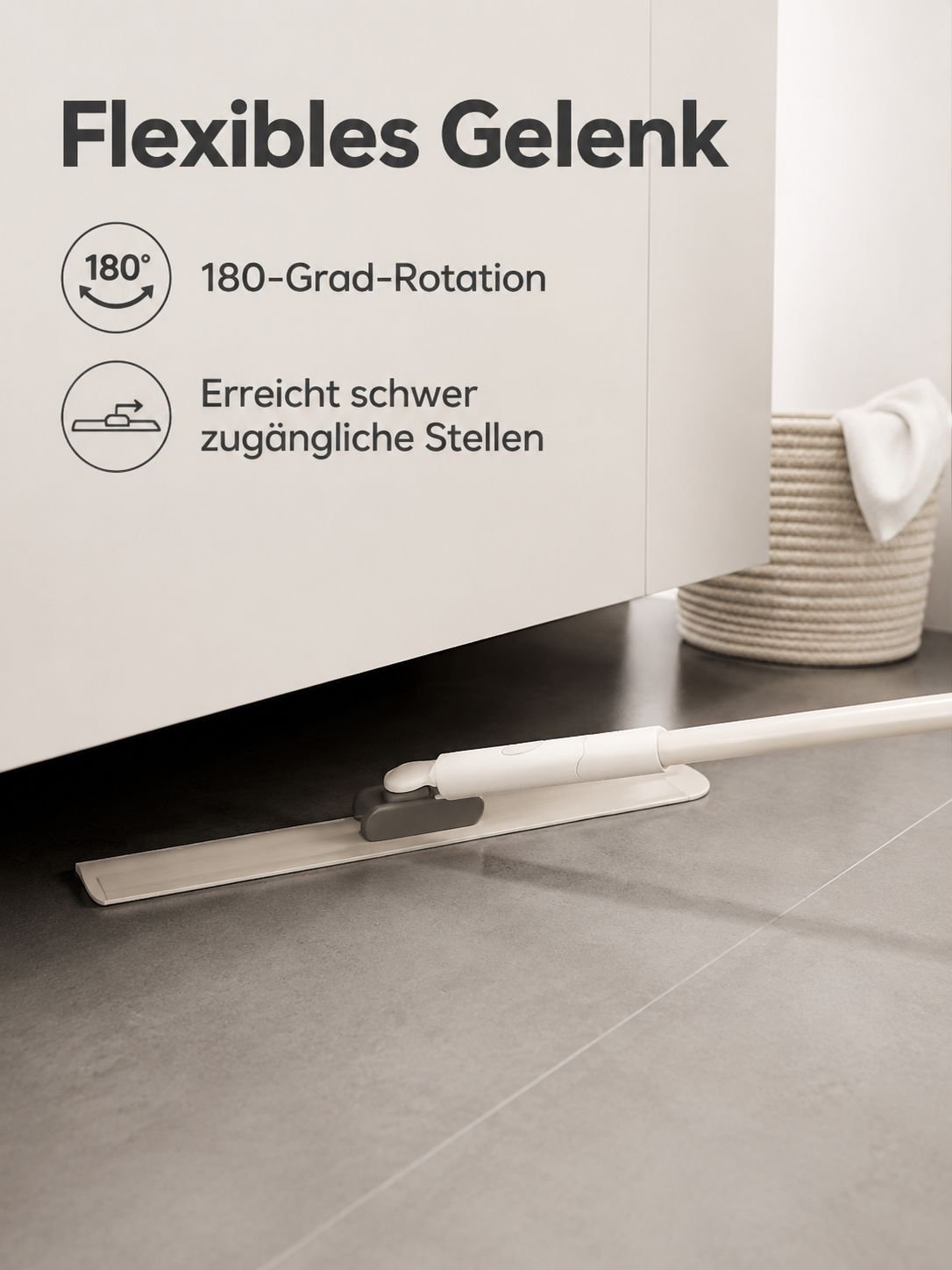 Multifunktionaler Silikon-Wischer für Bad und Toilette, perfektes Reinigungswerkzeug