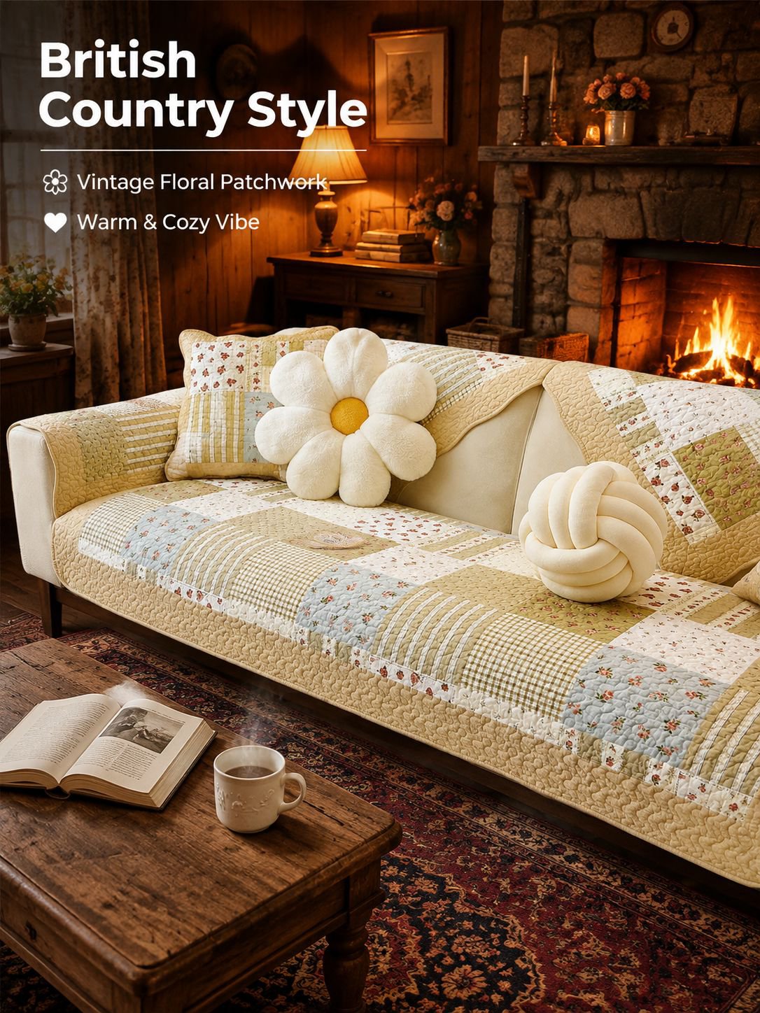 Pure Cotton Fabric Sofa Cushion