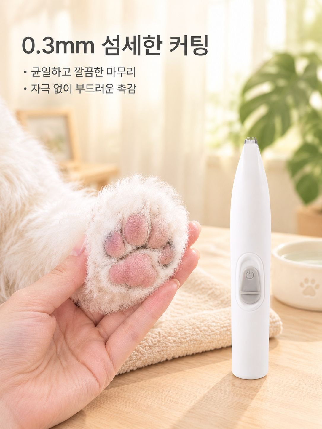 반려동물 발바닥 털 트리머