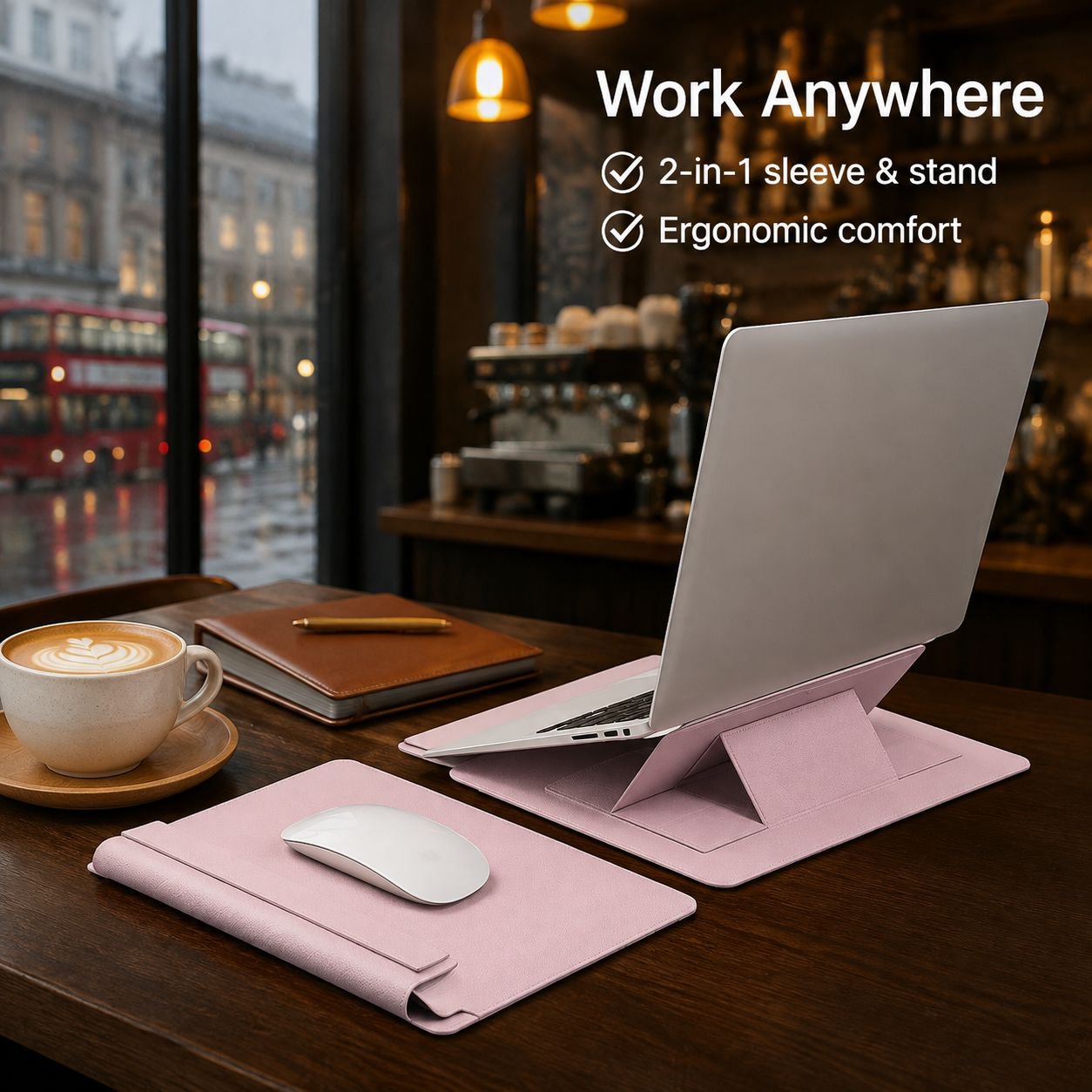 Multifunctional Laptop Protective Case Stand