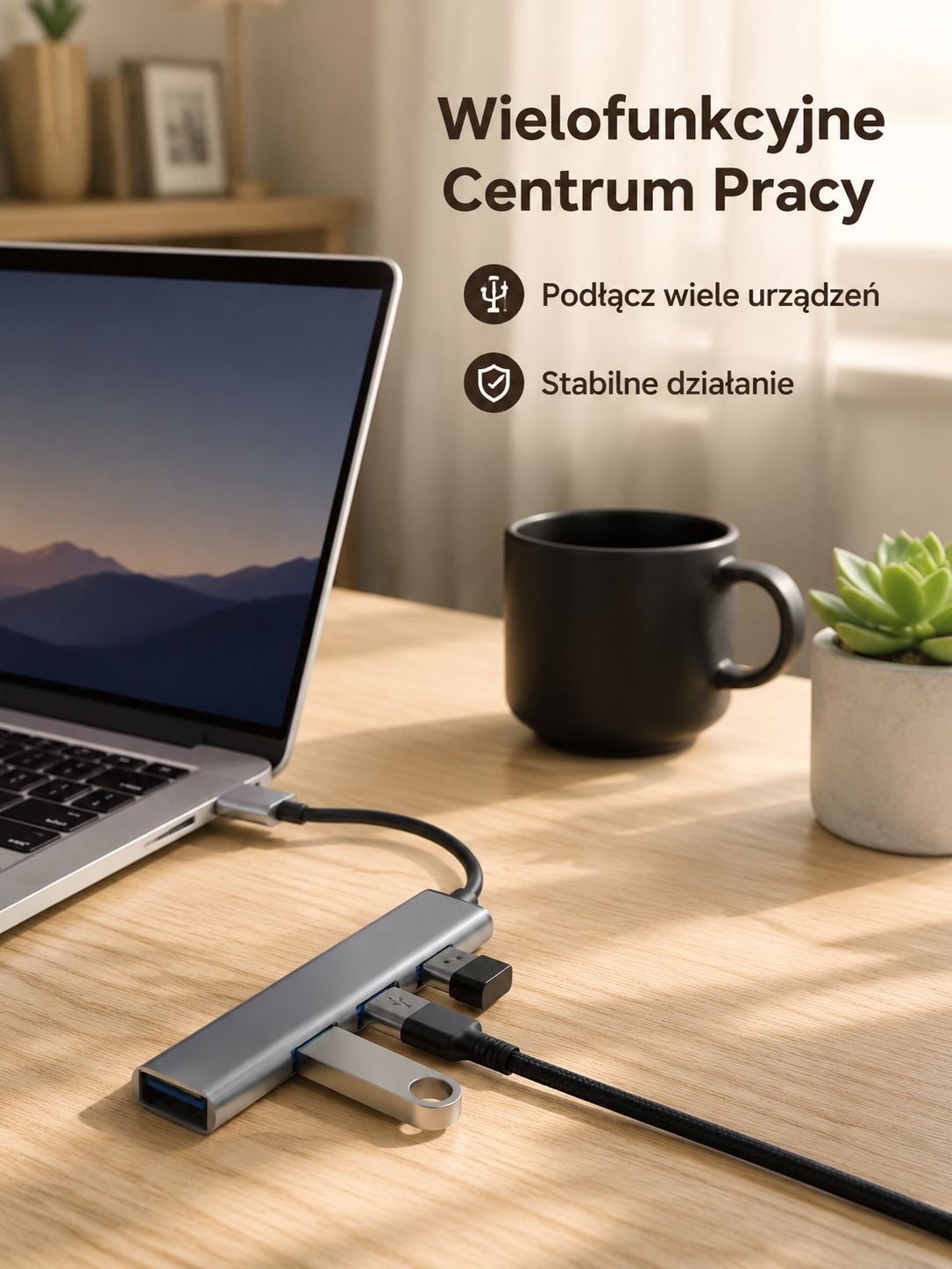 Wielofunkcyjna stacja dokująca USB