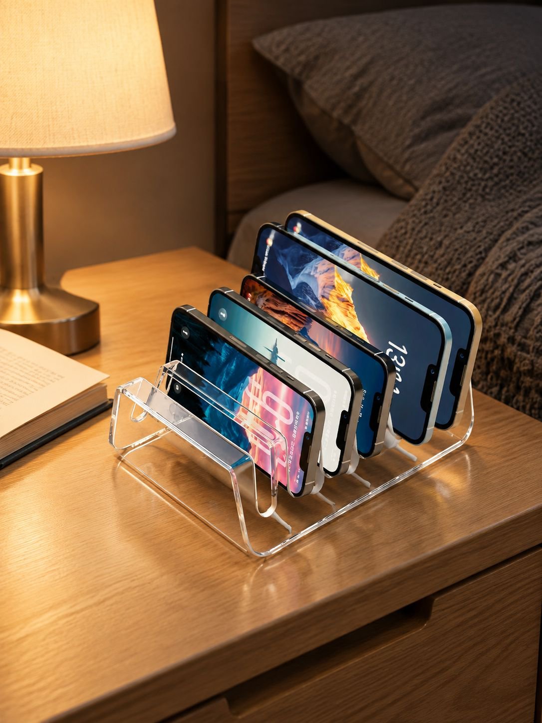 Modernes Design der Acryl Ladestation für Handys