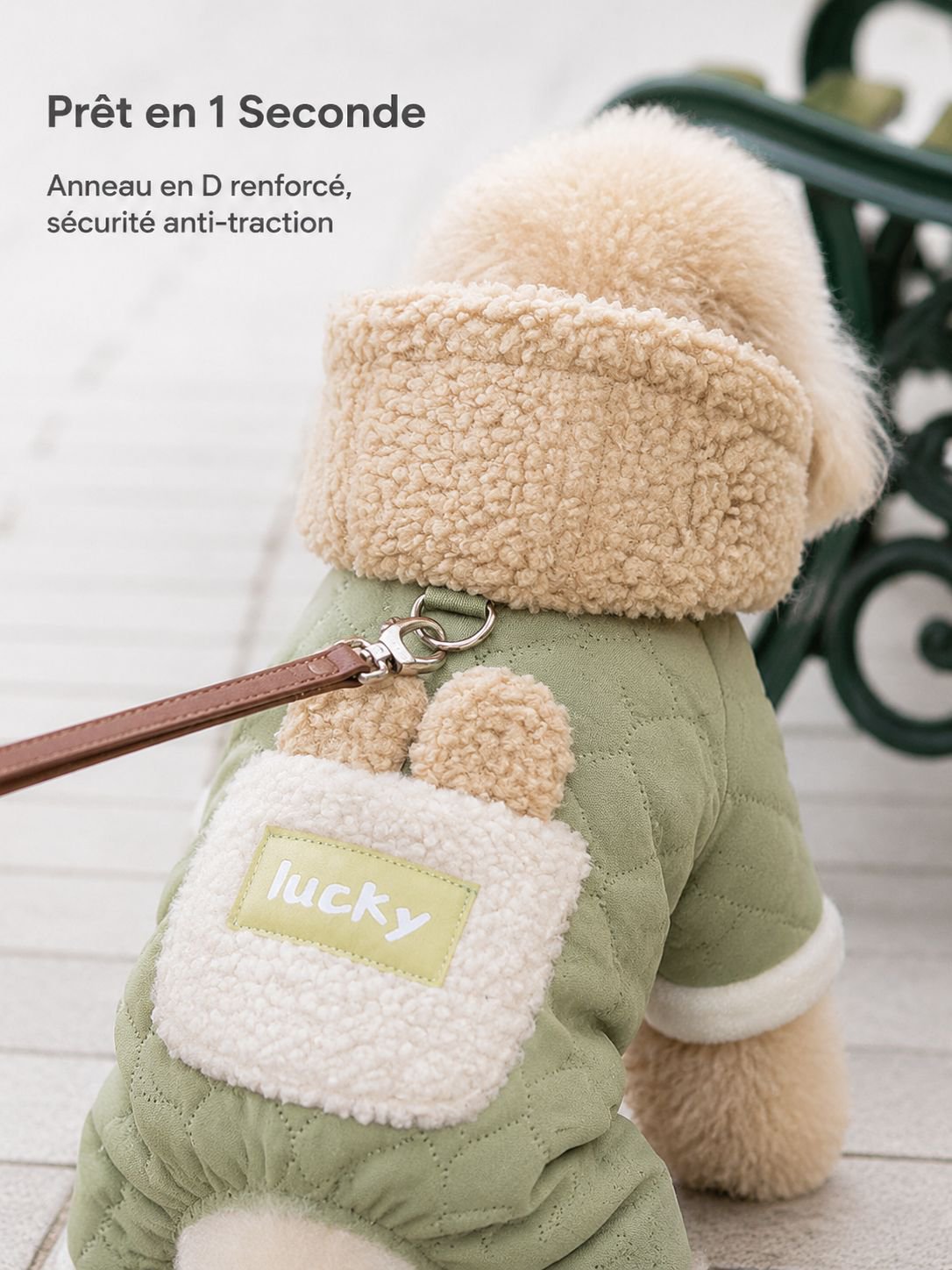giipet - Manteau en coton épais pour animaux de compagnie, idéal pour l'automne et l'hiver