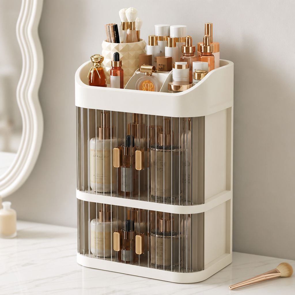 Large Capacity Drawer Dresser Cosmetic Case
