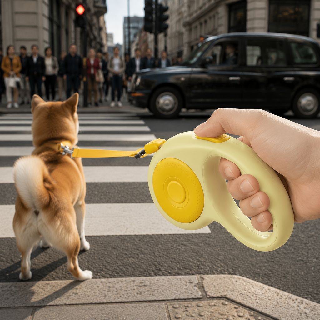 AIWO dog leash, automatic retractable leash.