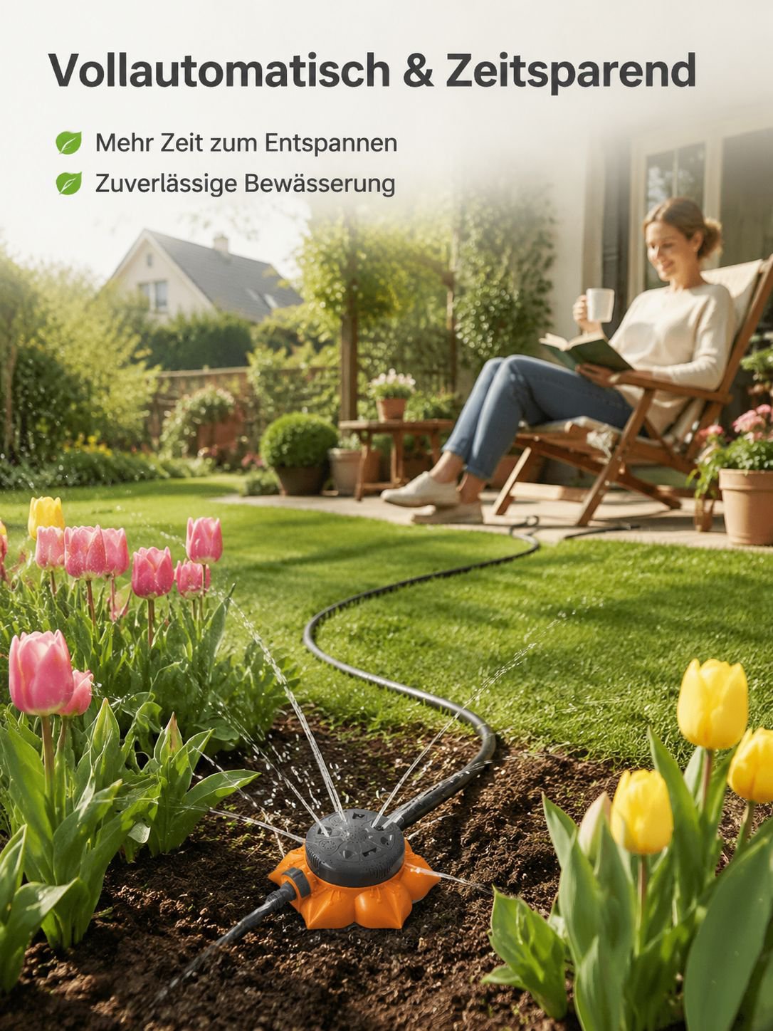 Spezielle Achtloch-Bewässerungsanlage für automatische Gartenbewässerung