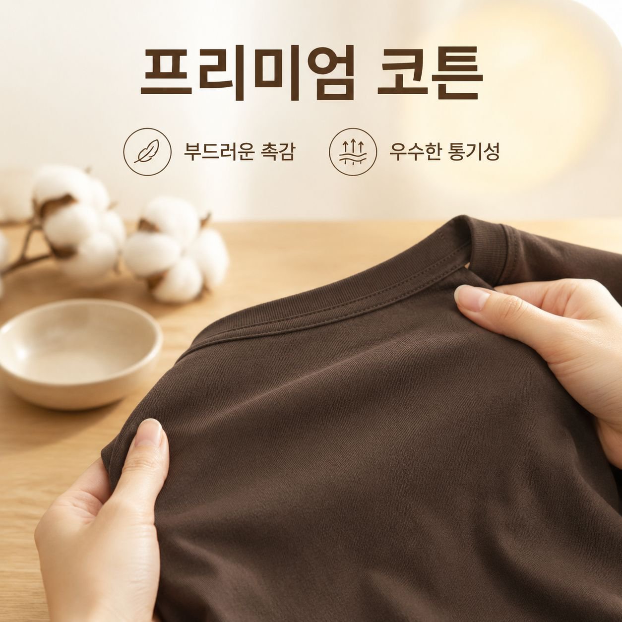 남녀공용 트렌디한 면 소재 캐주얼 반팔 티셔츠
