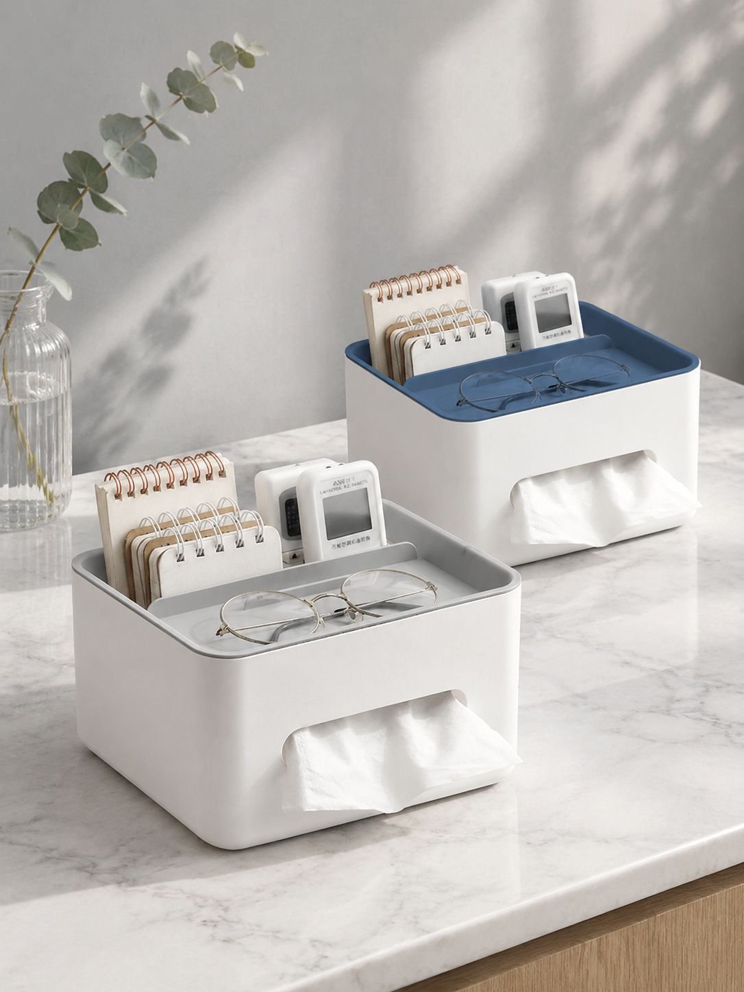 Multifunktionale Taschentuchbox, Desktop-Aufbewahrung, Couchtisch, Papierbox, Wohnzimmer, Taschentuc
