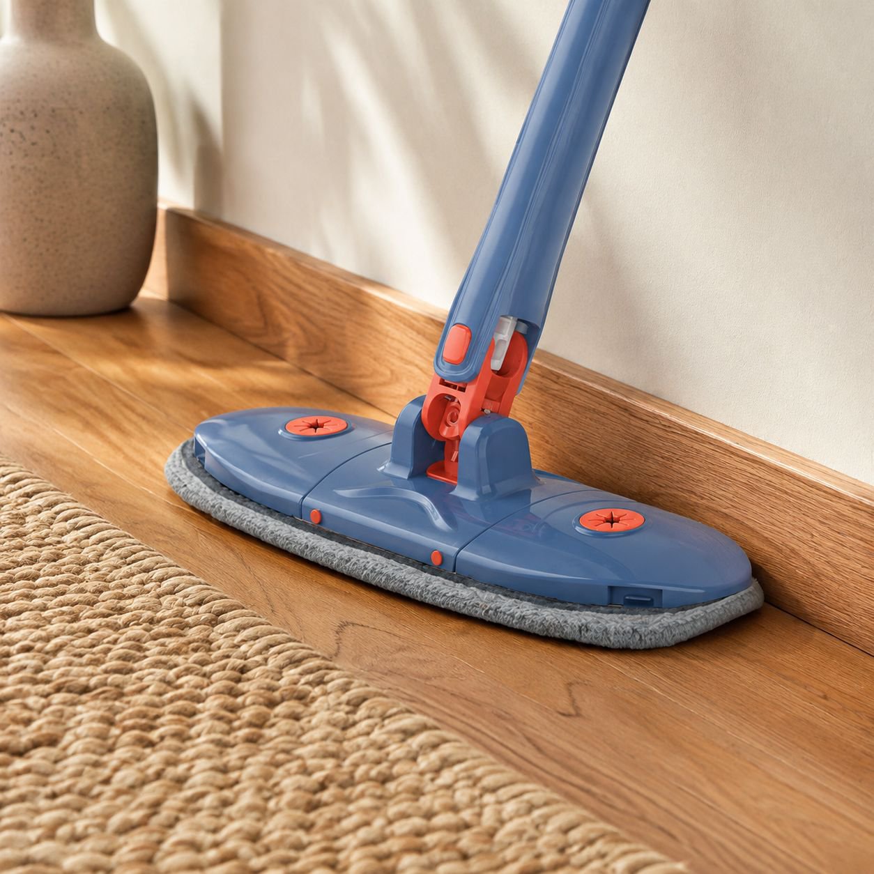 Detachable microfiber pad for glass cleaner