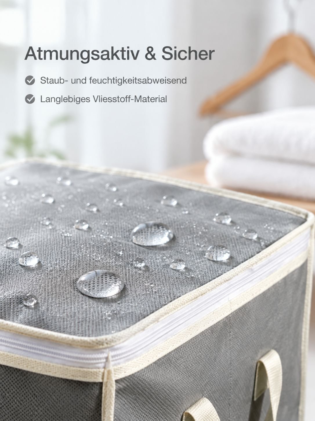 Große Aufbewahrungstasche für den Haushalt, Organizer-Tasche, Vliesstoff-Reisetasche, Umzugsbeutel