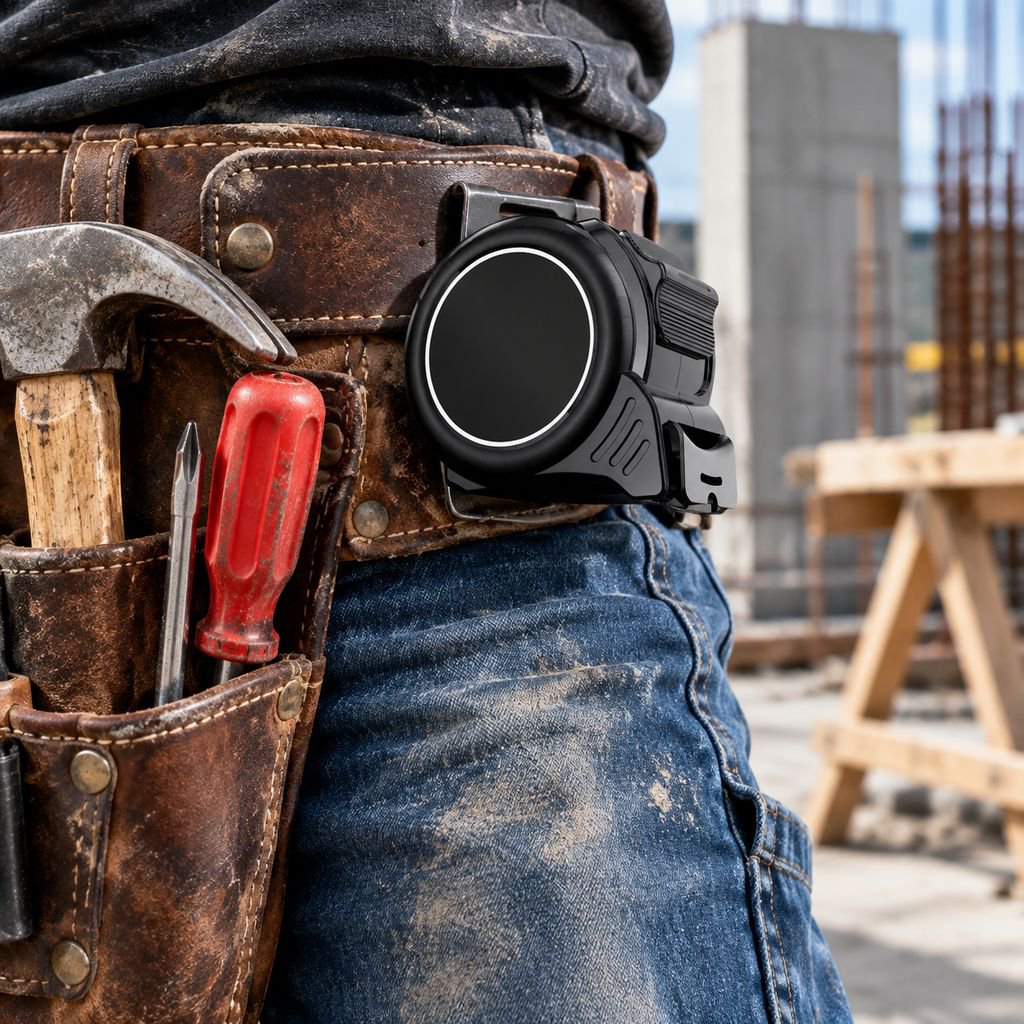 Easy-to-read inch and metric tape measure for home use