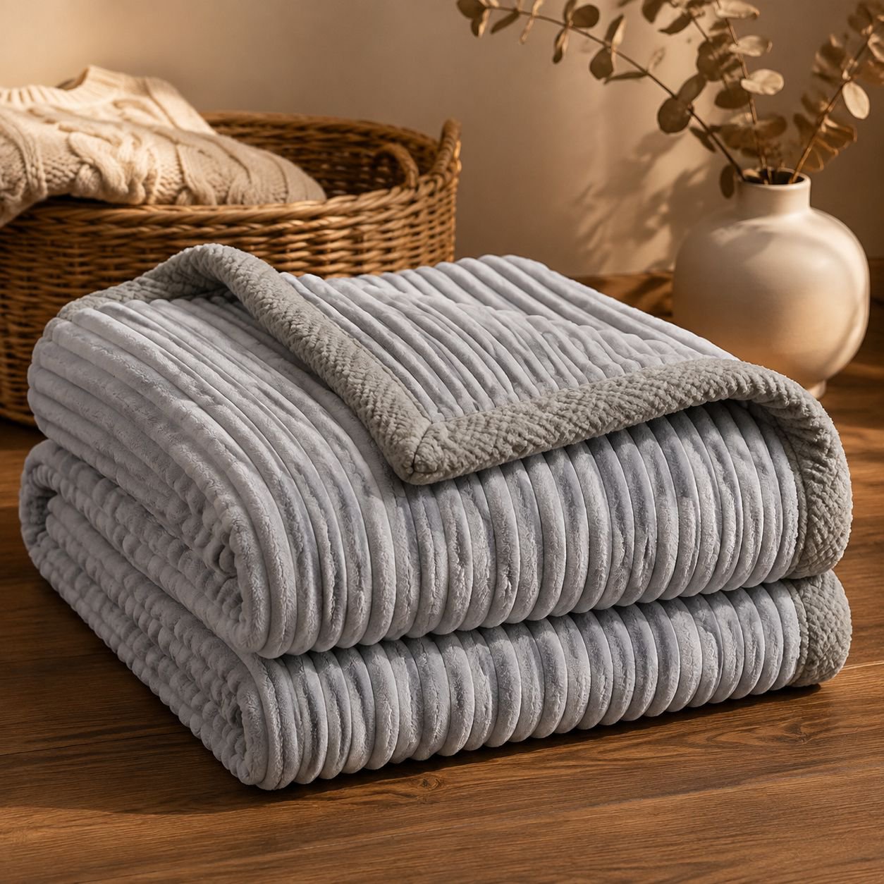 Lightweight portable blanket for office naps