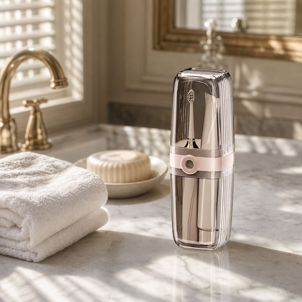 Boîte porte-savon et brosse à dents de voyage, accessoire de rangement pour salle de bain