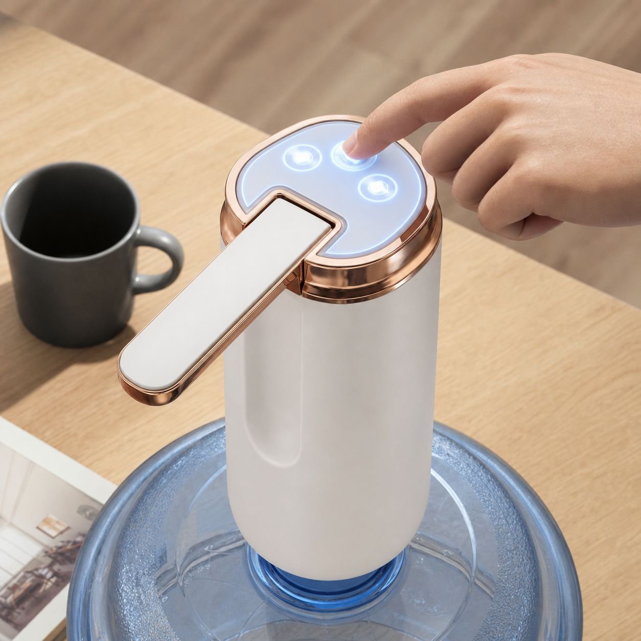 Mini Portable Electric Water Pump for Bottled Water, Home Suction Device
