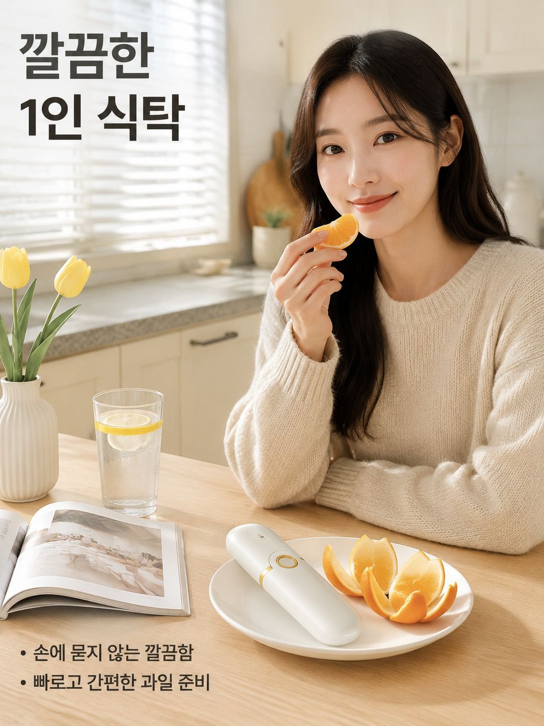 주방 오렌지 껍질 벗기는 도구