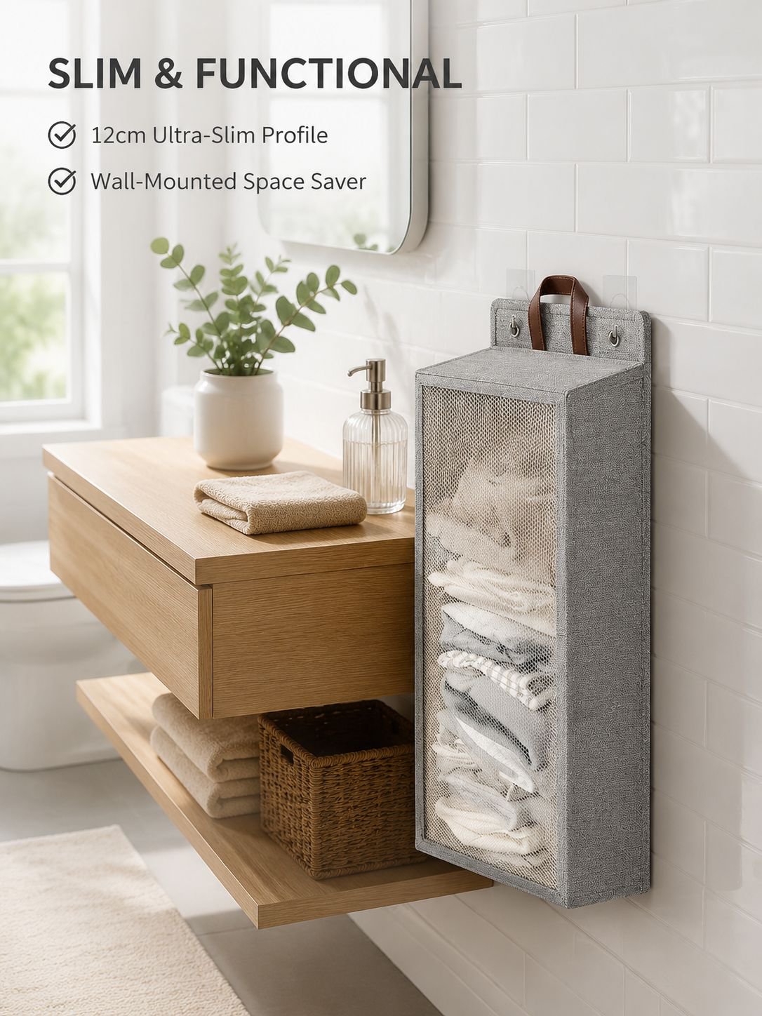 Cotton and linen dirty clothes basket foldable