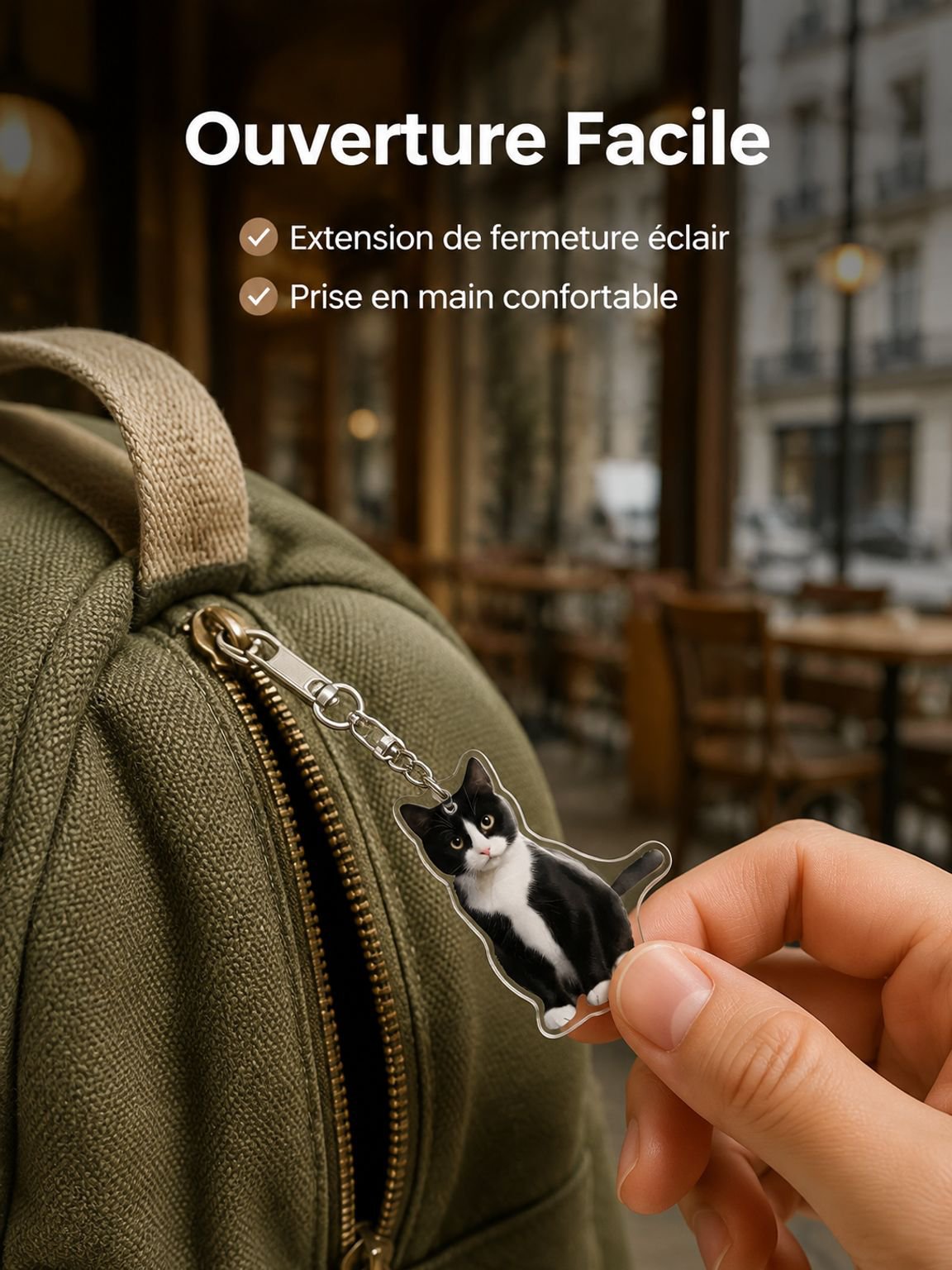 Accessoire moderne avec photo d'un chaton adorable