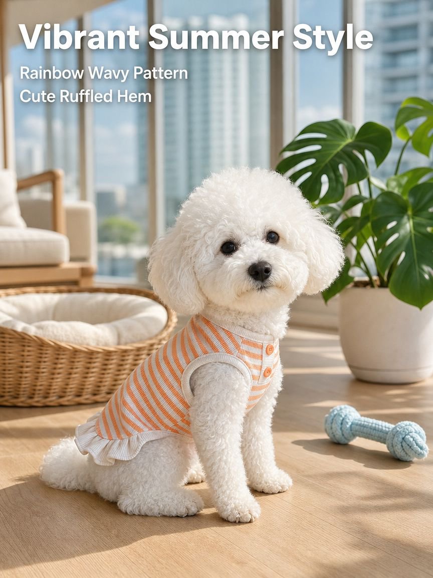 Pet summer thin vest knitwear