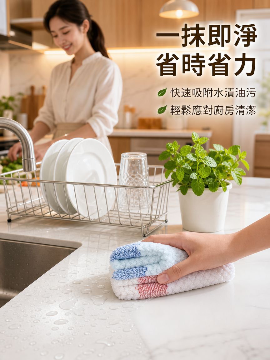 加厚吸水抹布