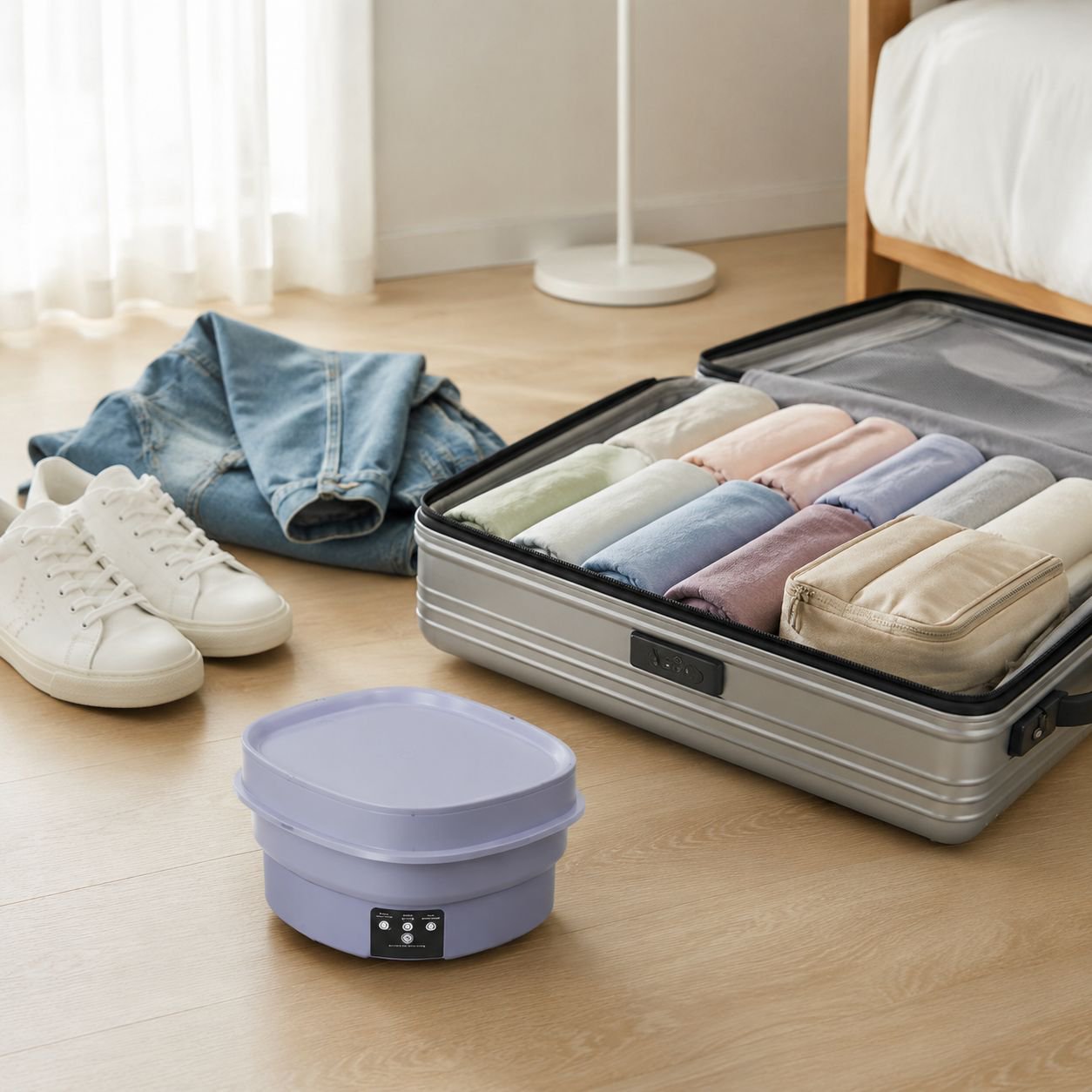 Mini Automatic Folding Washing Machine