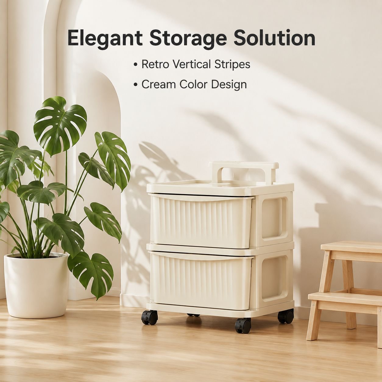 Multi-functional Small Storage Trolley