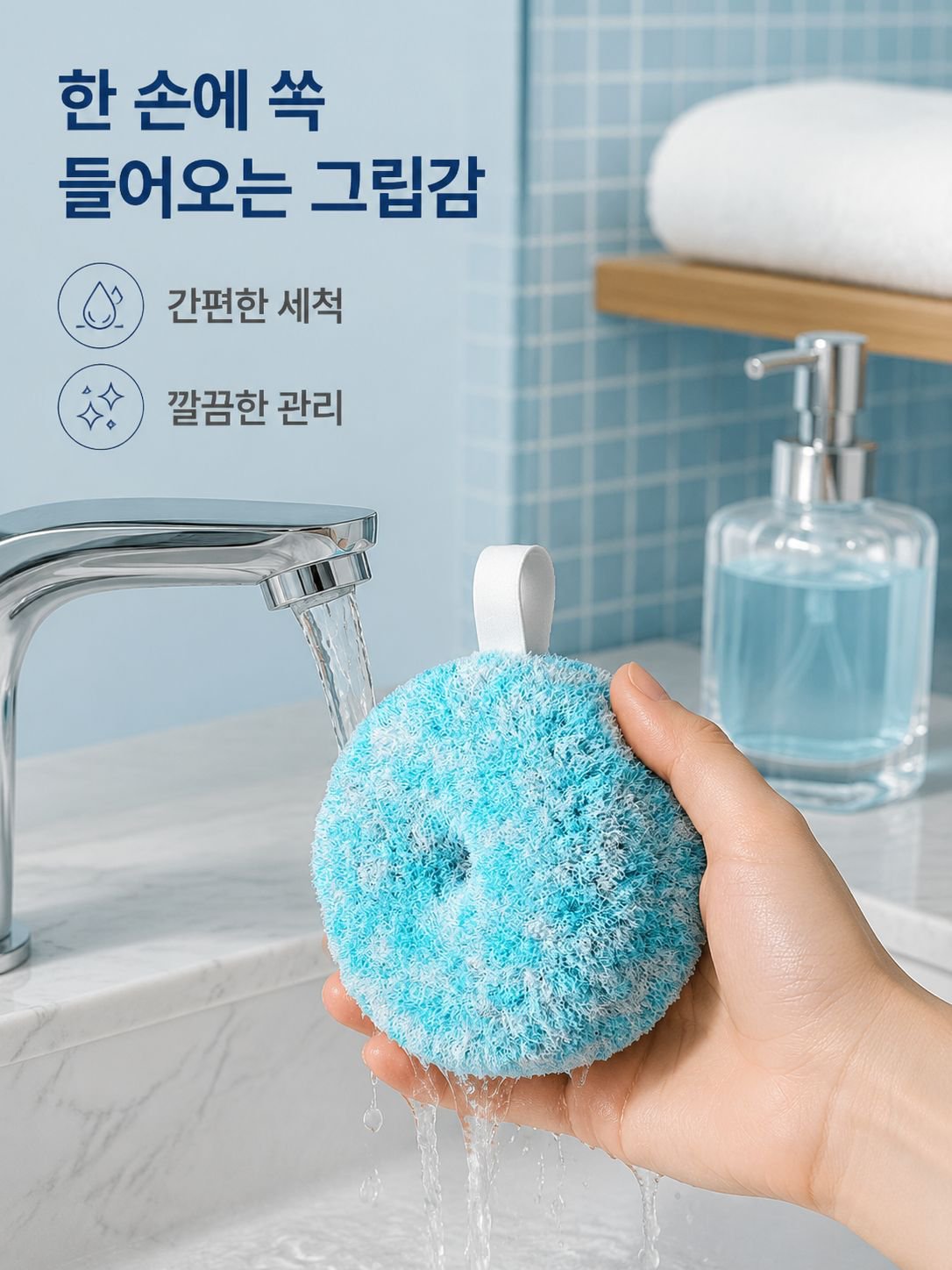 욕실 매직 스폰지 클리너