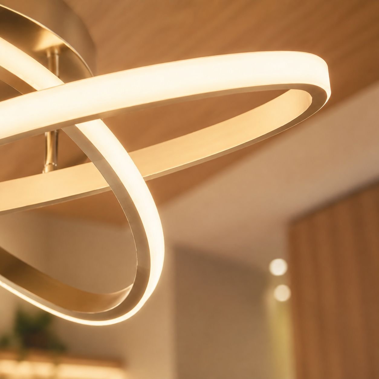 Lámpara de techo LED minimalista nórdica para múltiples espacios