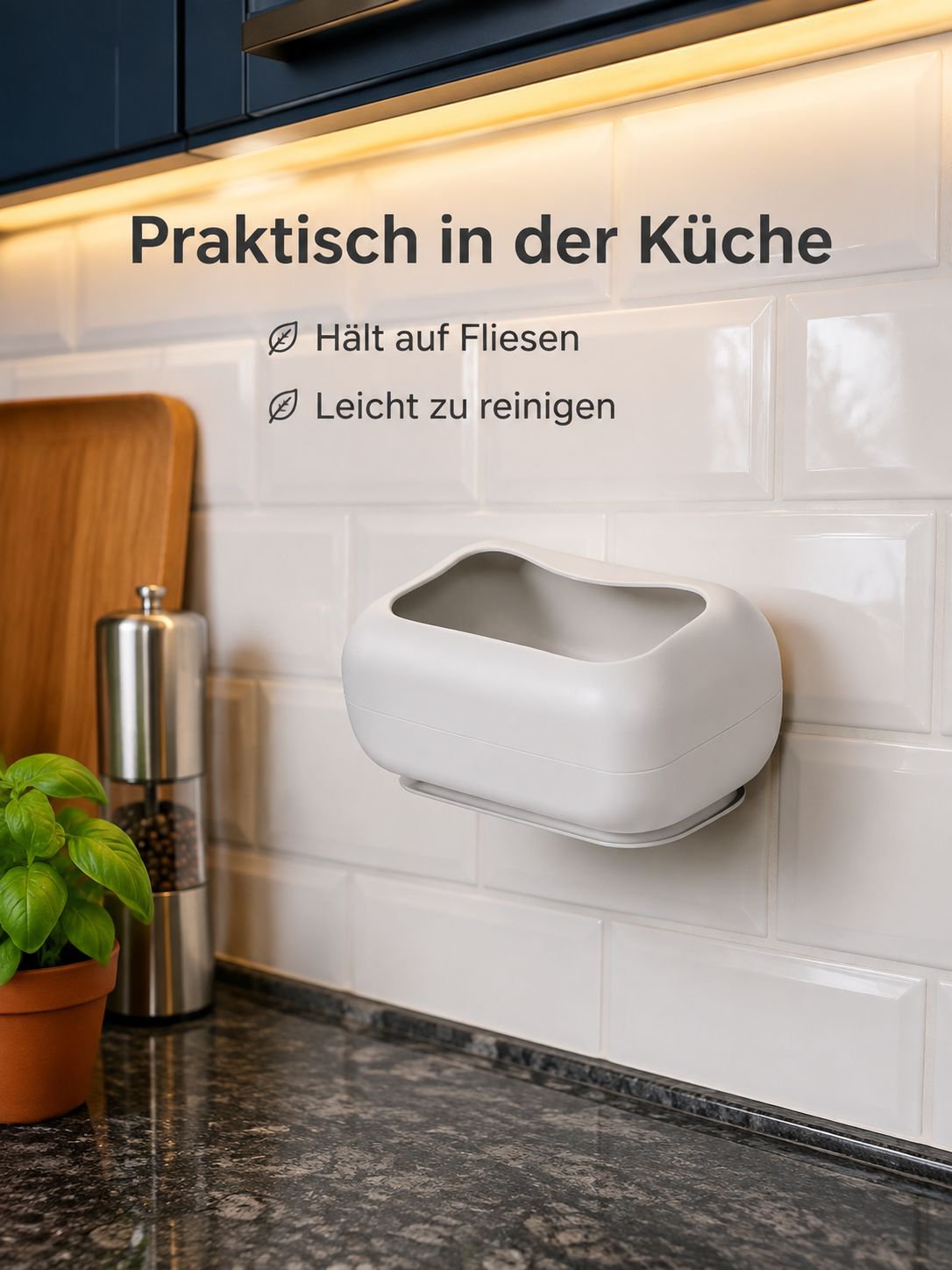 Multifunktionale Silikon-Taschentuchbox mit Saugnapf