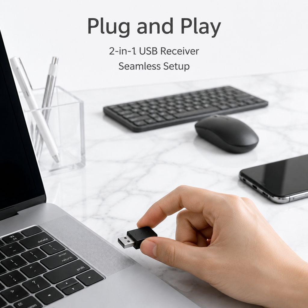 2.4G Wireless Keyboard & Mouse Set