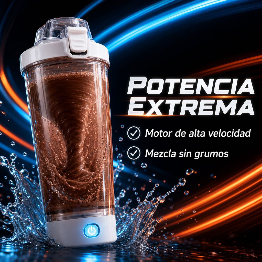 Taza automática mezcladora de café deportiva, botella portátil para fitness