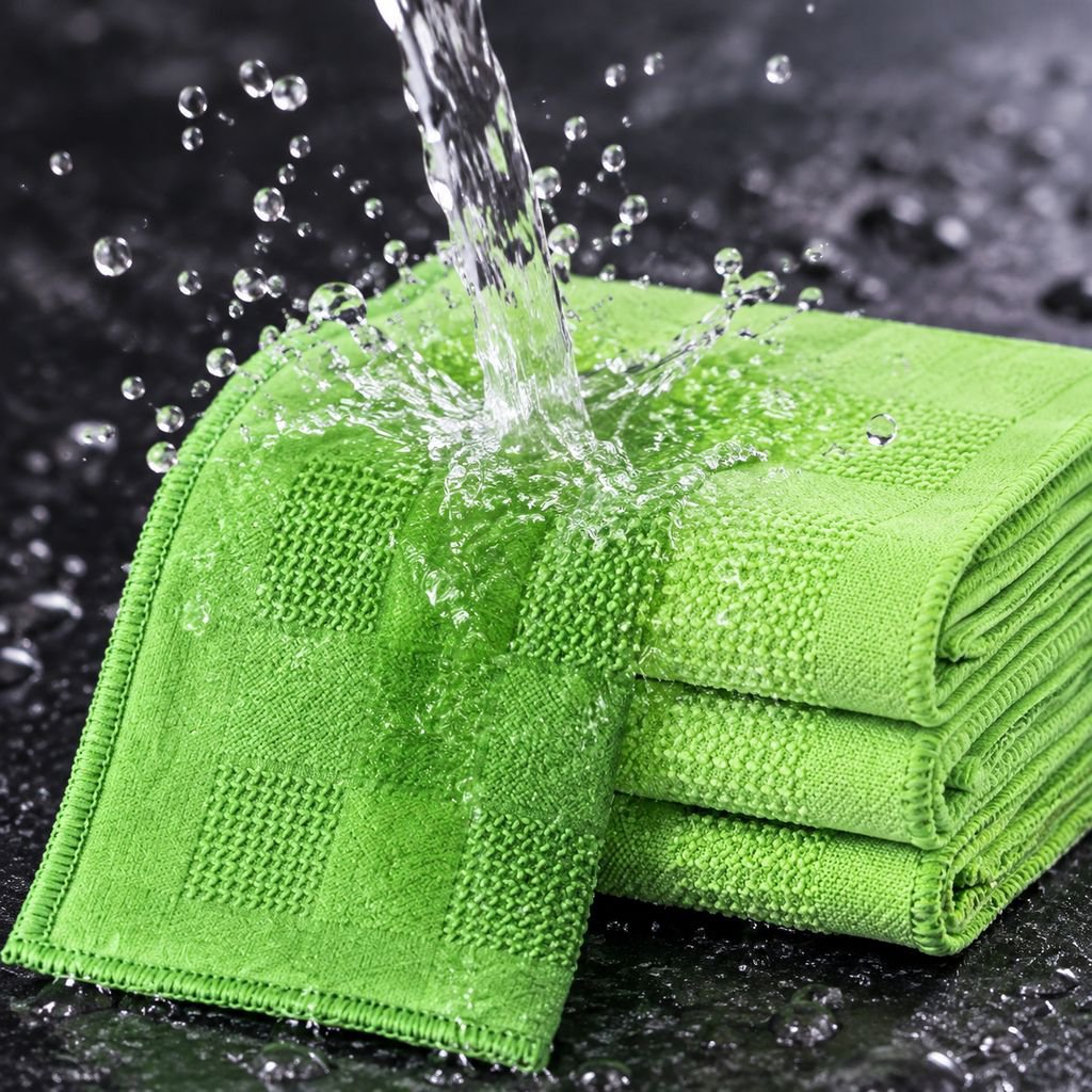 Professional-grade lint-free cloth for effortless glass wiping