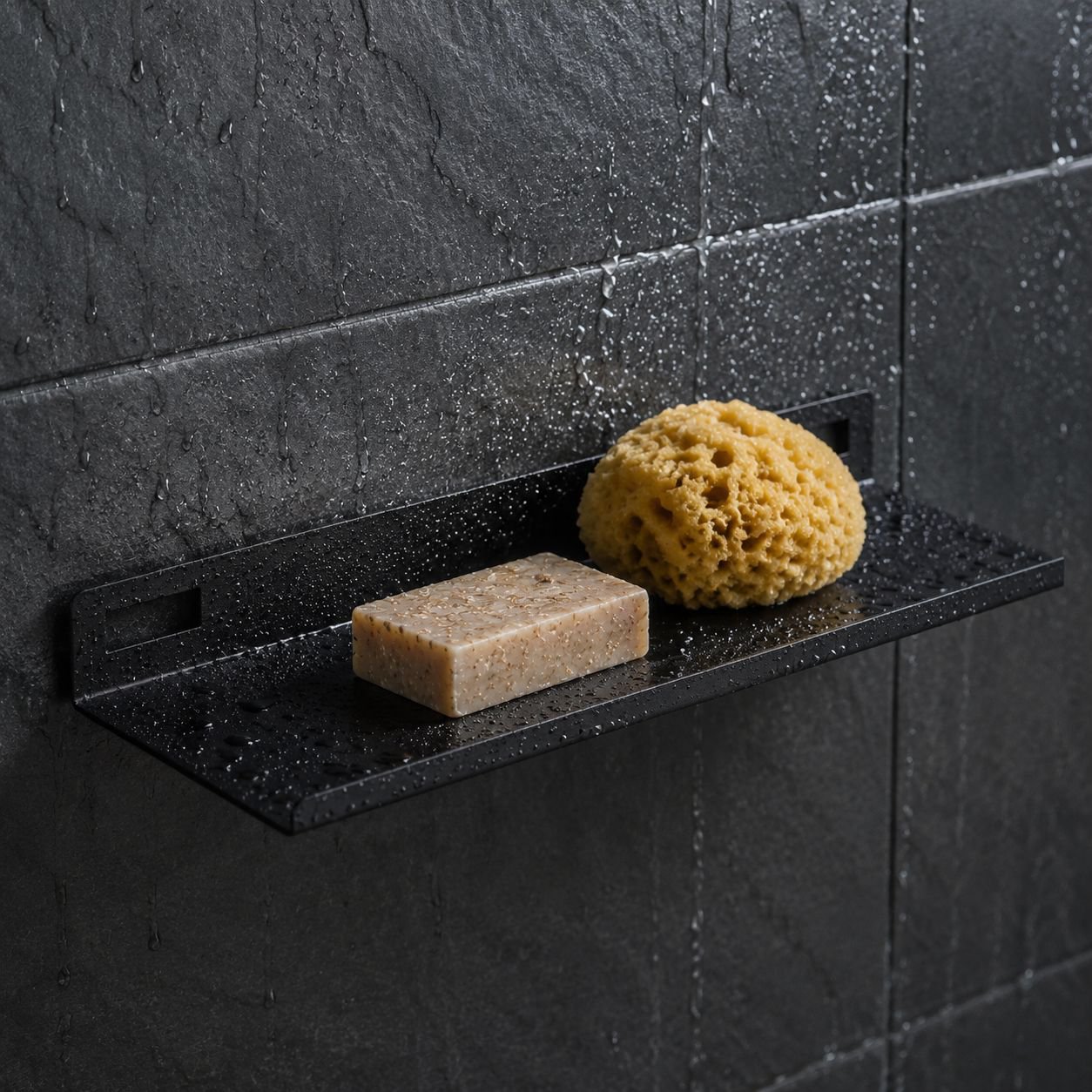 Nordic Style Wall-Mounted Storage Rack, No Drilling Shelf, FBA Suitable