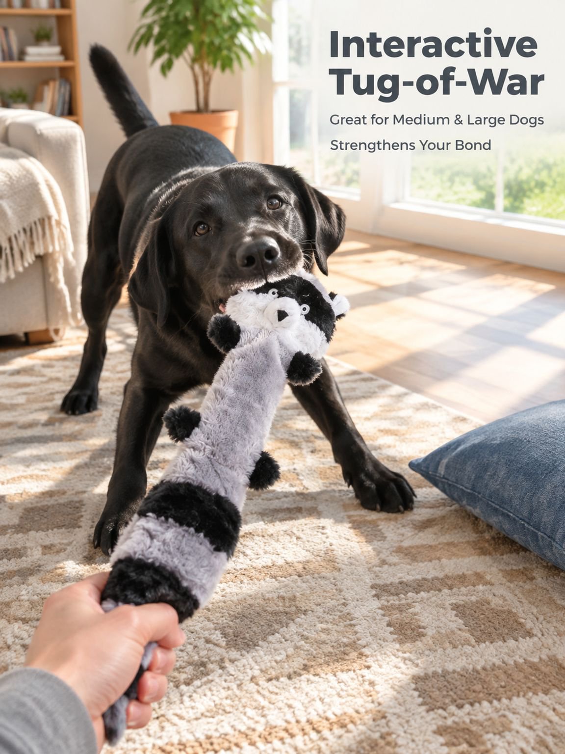 Tough Plush Chew Toy for Dogs