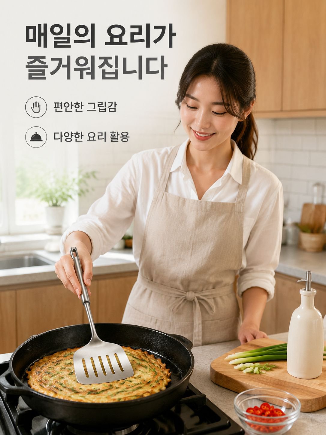 다기능 스테인리스 볶음주걱