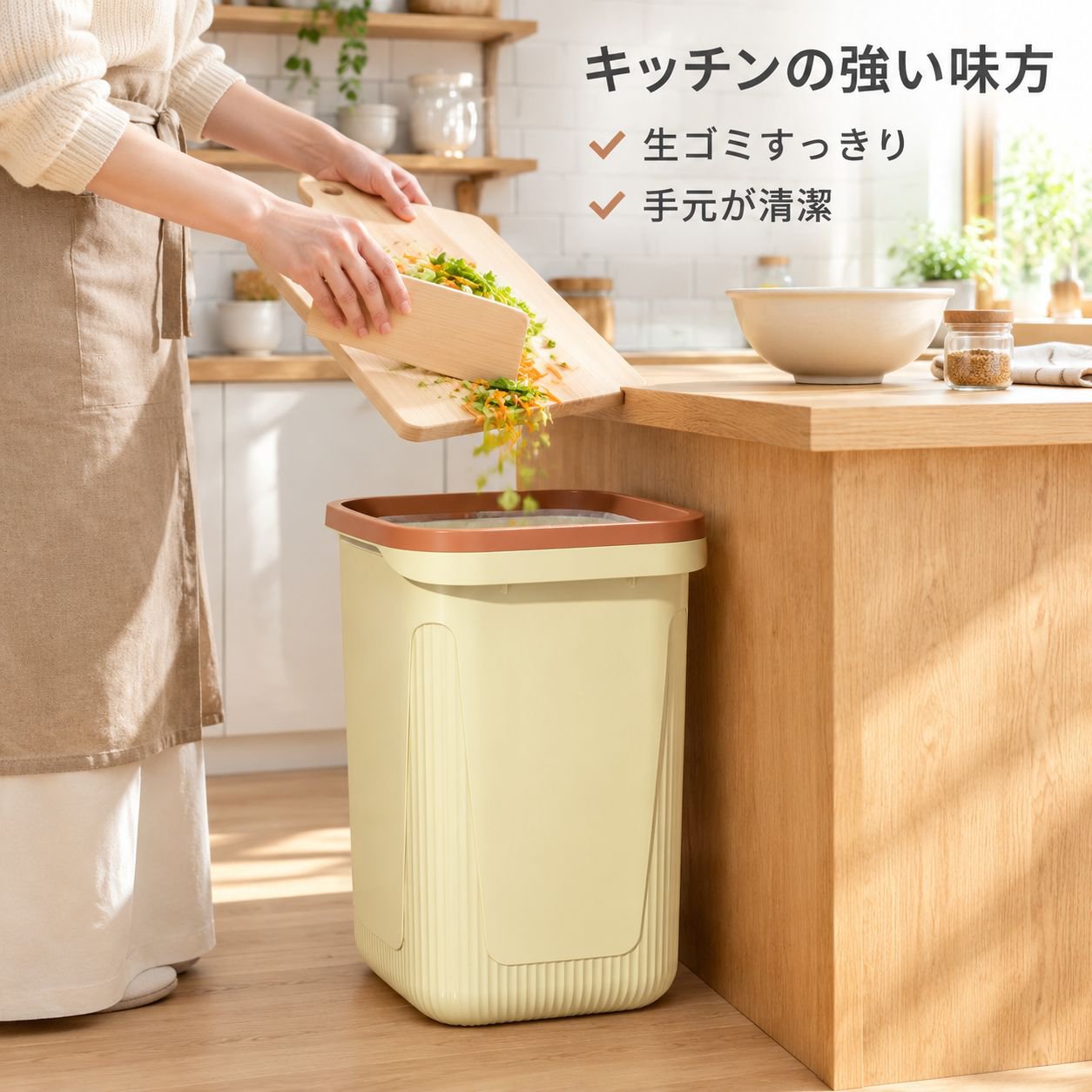 ゴミ箱 大容量 角型 袋止め付き おしゃれ ダストボックス 高級感 家庭用 リビング キッチン トイレ 寝室 くず入れ
