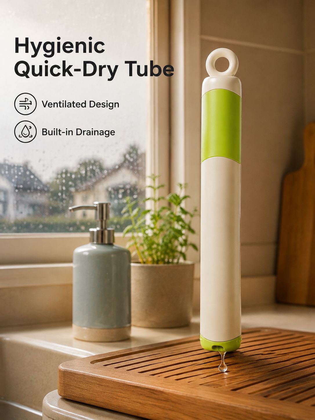 6-in-1 Multi-Functional Long Handle Baby Bottle Brush Set