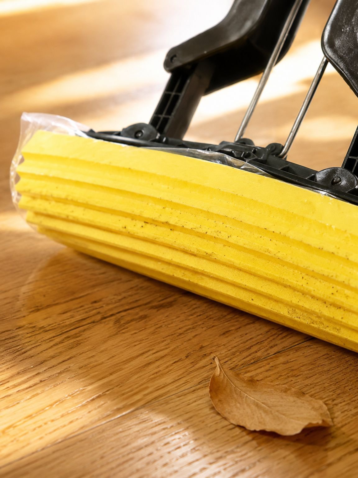 Mopa con mango ajustable de acero inoxidable para mayor comodidad