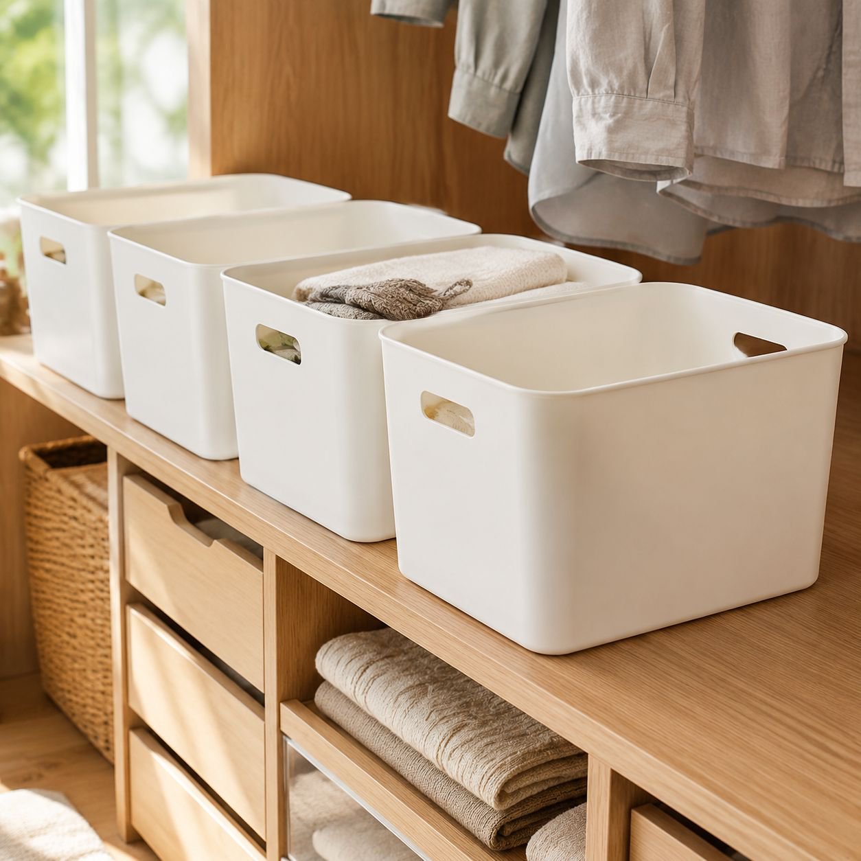Versatile Plastic Organizer Box for Small Household Items