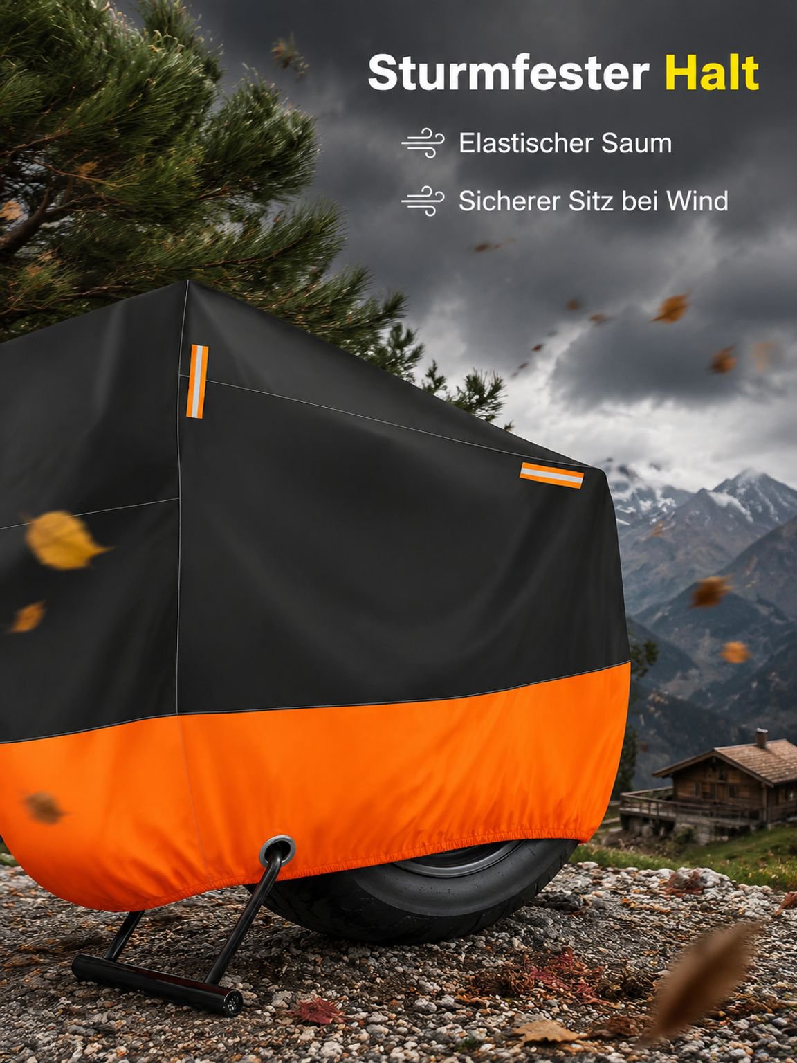 Wir bieten Motorradabdeckungen, Regenschutz und Sonnenschutz an.